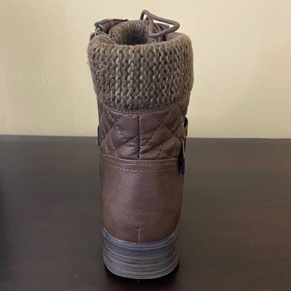 GLOBALWIN Ankle Boots for Women Combat Boots - Picture 2 of 5